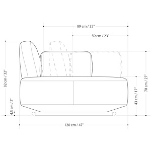 Диван модульный Cava