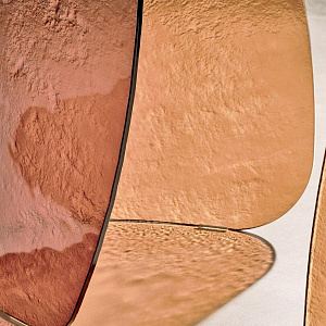 Стол дизайнерский стеклянный итальянский Blur Nature Design Италия полностью из стекла