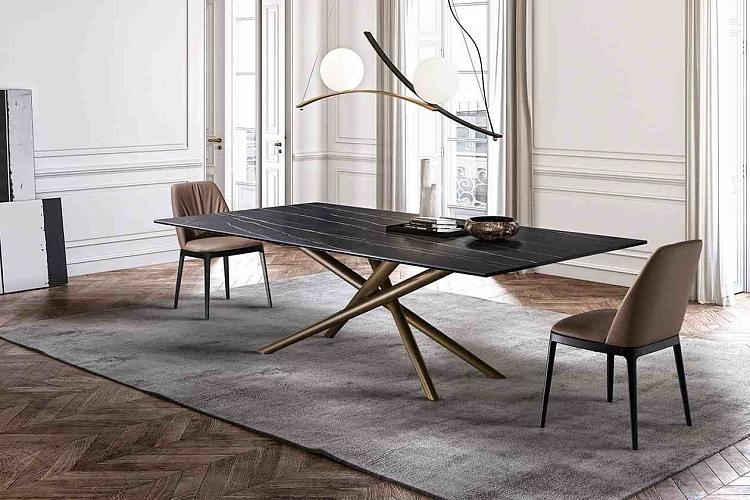  Стол  обеденный фиксированный BALY ceramic top , фото № 1