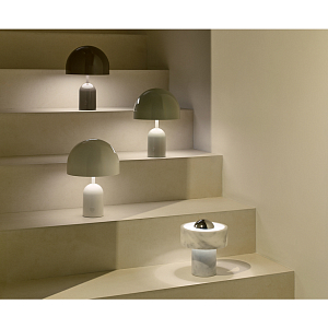 Настольная лампа Tom Dixon Stone Portable Silver