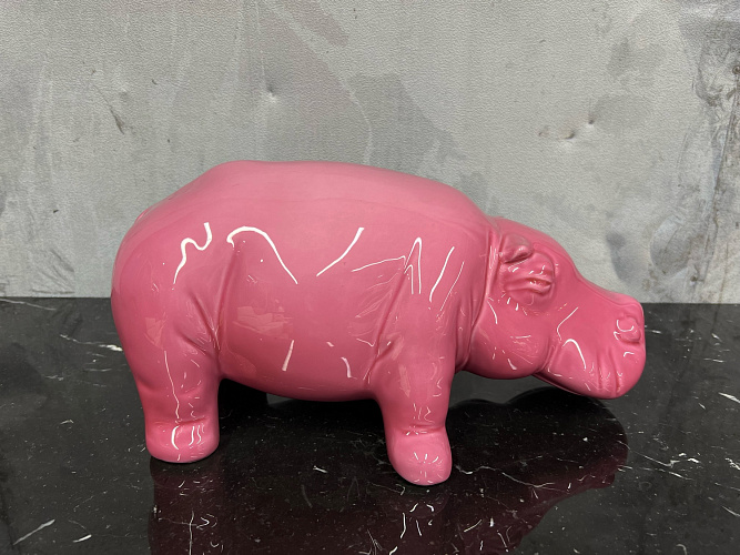  Фигурка Hippo Small Fuxia Q439/M FU Adriani&Rossi , фото № 1