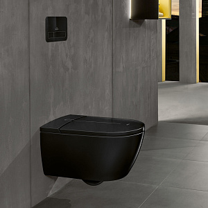 Villeroy & Boch ViClean-I 100 V0E100S0 Унитаз-биде черного цвета