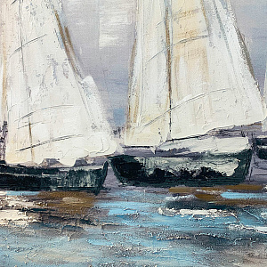 Картина Vele al mattino 150×110