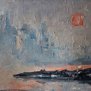 Итальянская картина Impressione. Фактурная штукатурка на алюминии. SD-004  Художник Mr.sados.