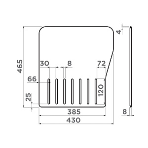 Разделочная доска CB-Maru 86