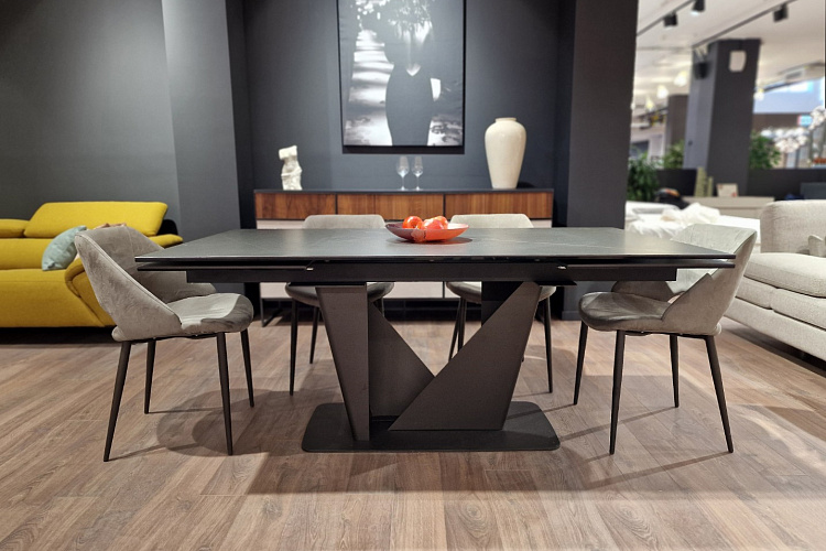  Итальянский раскладной обеденный стол от фабрики SEDIT - SILVER , фото № 1