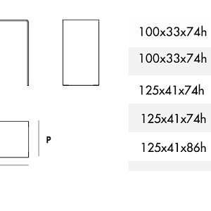 Итальянская стеклянная консоль BRIDGE 125см от SOVET