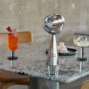 Настольная лампа Tom Dixon Melt silver