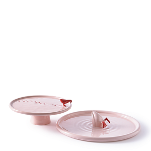 Блюдо Pols Potten Duffy Diving Duck Pink