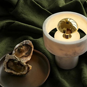 Настольная лампа Tom Dixon Stone Stone Portable Gold STPO01UN