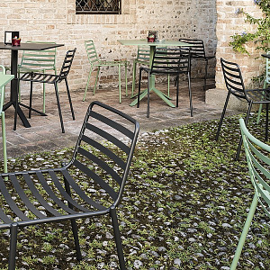 Стол MIDJ Square Square 3G H73 Red Bulgaro T1900B03+TT03ID08+Red Bulgaro