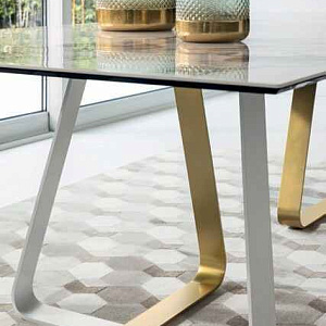 Стол итальянский раскладной с керамической столешницей  SUNSHINE CS4128-R 200 Calligaris Италия
