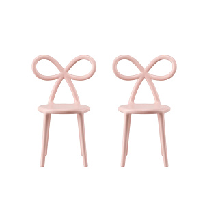 Детский стул Qeeboo Ribbon Ribbon Baby pink set of 2 81001PI-O