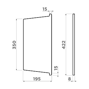 Разделочная доска CB-PRIME-400-GB