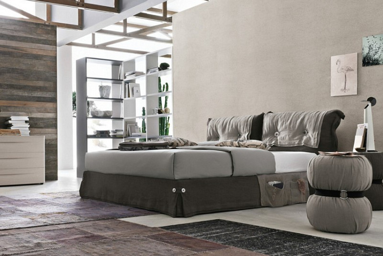  Итальянская двуспальная кровать AMAMI , фото № 2