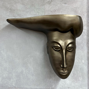 Полка настенная Lefty Golden Black итальянская керамика Adriani&Rossi