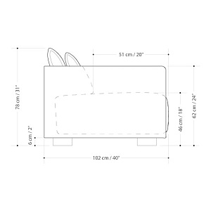 Диван модульный Long Beach