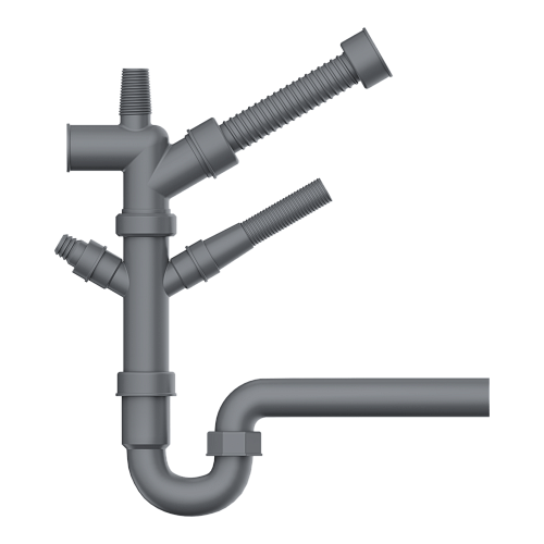  Отводная Арматура Omoikiri для измельчителя NA-01 , фото № 1