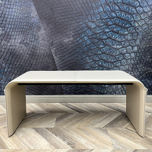 Банкетка Shape Beige   Calligaris Италия из натуральной кожи