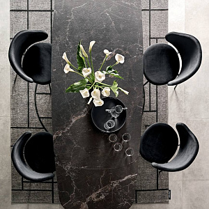 Итальянский Стол обеденный раскладной Cameo. Calligaris.
Стол с керамической столешницей. CS4124-S