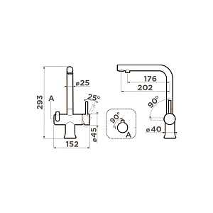 Смеситель Omoikiri Hotaru-BN