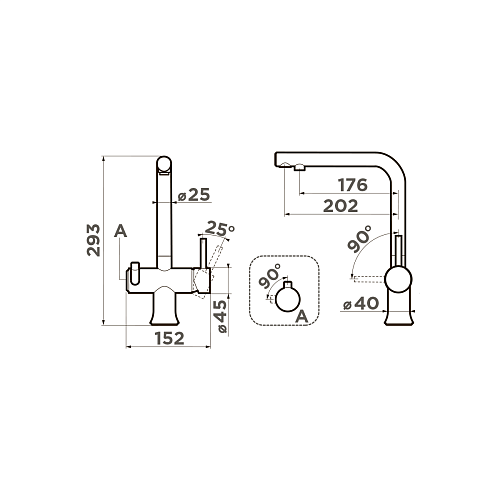  Смеситель Omoikiri Hotaru-BN , фото № 2