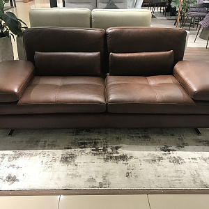 Диван Serena W226 кожа коричневая NicolettiHome