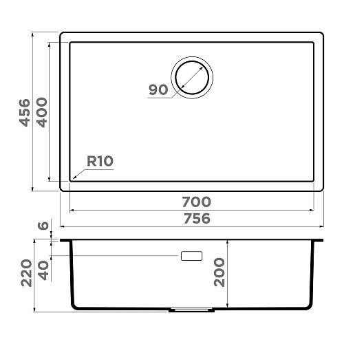  Мойка Omoikiri Yamakawa 75-U/I-GR , фото № 2