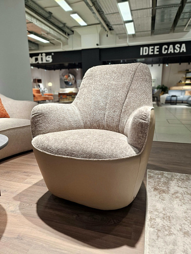  Кресло OCTAVIA CК pelle mars 1603 taupe , фото № 1