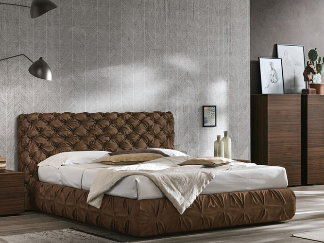  Итальянская двуспальная кровать CHANTAL BASSO , фото № 1