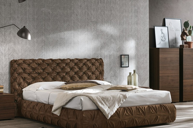  Итальянская двуспальная кровать CHANTAL BASSO , фото № 1