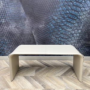 Банкетка Shape Beige   Calligaris Италия из натуральной кожи
