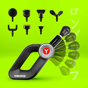 Перкуссионный массажер для тела Yamaguchi Massage Gun MAX PRO