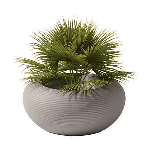 Кашпо Qeeboo Nami Dove Grey