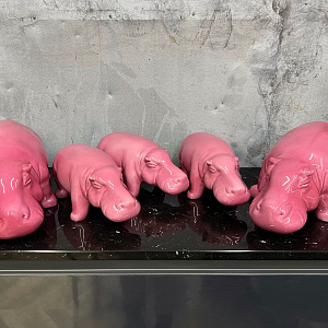 Фигурка Hippo Small Fuxia Q439/M FU Adriani&Rossi