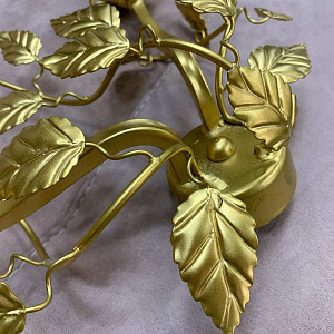 Бра металл золото