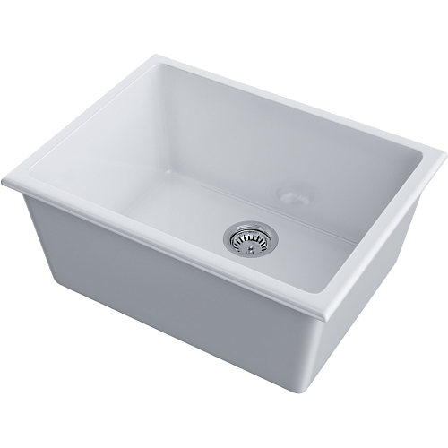  Мойка Omoikiri Okinoshima 61-U/I-WH Glossy , фото № 1