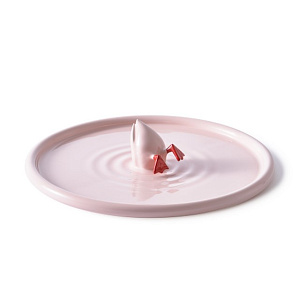 Блюдо Pols Potten Duffy Diving Duck Pink