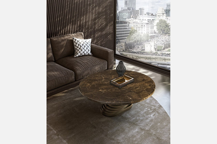  Стол журнальный ROTOLO LOW Marble , фото № 1