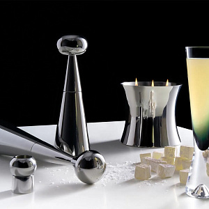 Бокал Tom Dixon Tank Tank Champagne black TKT03B/1 spc.