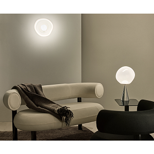 Настенный/Потолочный светильник Tom Dixon Melt Melt Mini LED Surface Opal/Silver MESS04OP-WEUM2