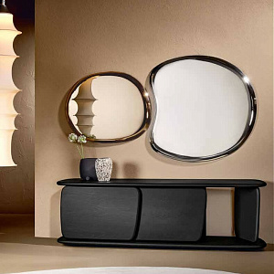 Тумба итальянская для гостиной Litha изготовлена полностью из массива дерева бренд Nature Design