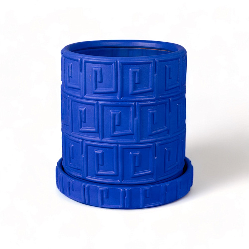  Цветочный горшок Seletti Magna Graecia Greca Blue 11500B , фото № 1