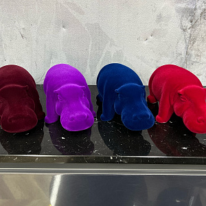 Скульптура Hippo Mini Viola Q451/10 VI   Adriani&Rossi Италия