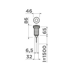 Пневматическая кнопка для измельчителя SW-01-AB