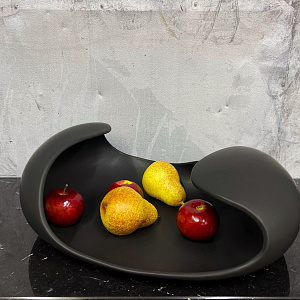 Ваза Boible Matt Nero Q192/3 Adriani&Rossi Италия