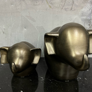 Скульптура Dumby Big Golden Black Q522/6  Adriani&Rossi