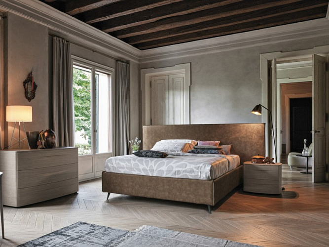  Итальянская двуспальная кровать ZENO XL , фото № 1