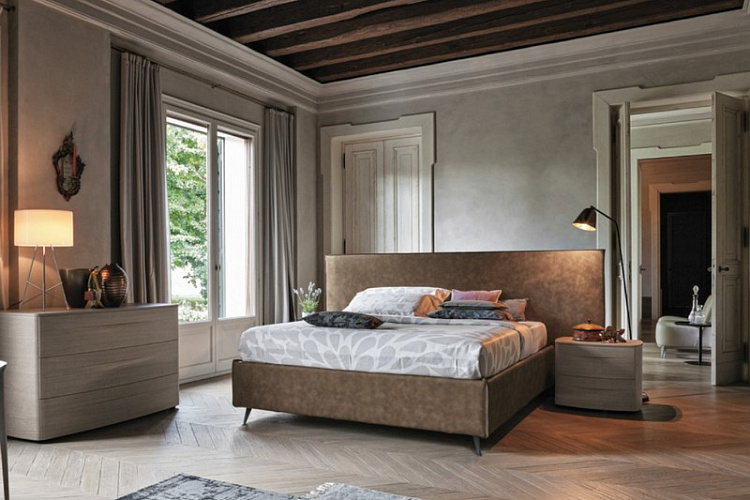  Итальянская двуспальная кровать ZENO XL , фото № 1