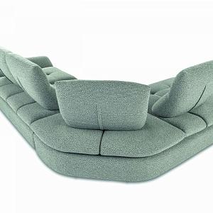 Диван угловой итальянский  Alba Calia Italia Италия с переставной спинкой и регулируемый